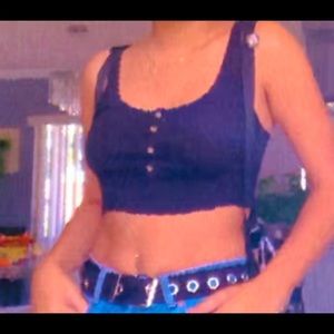 Thrifted crop top